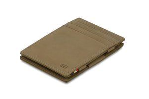 Garzini RFID Leather Magic Wallet Vintage-Grey