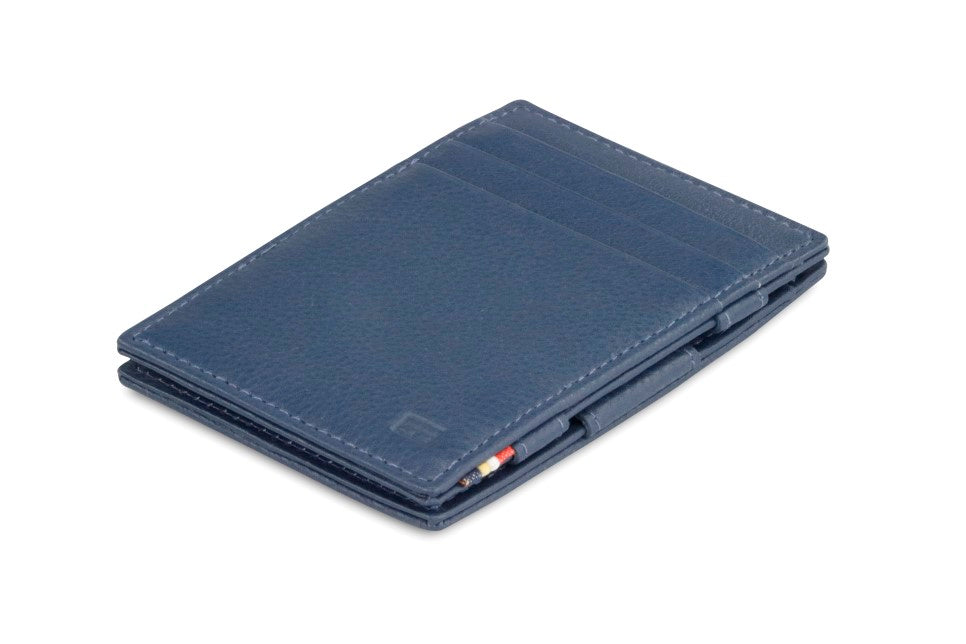 Garzini RFID Leather Magic Wallet Nappa-Blue