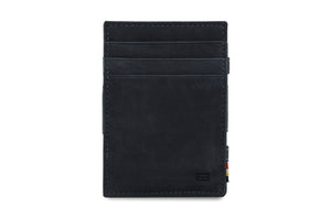 Garzini RFID Leather Magic Wallet ID Window Vintage-Black