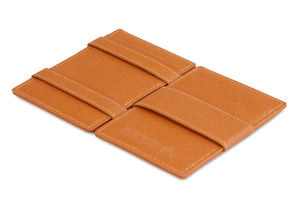 Garzini RFID Leather Magic Wallet ID Window Nappa-Cognac