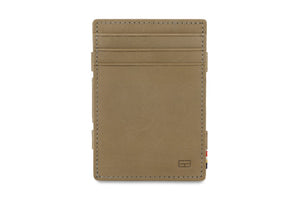 Garzini RFID Leather Magic Wallet ID Window Vintage-Grey