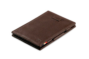 Garzini RFID Leather Magic Wallet Card Sleeves Nappa-Brown