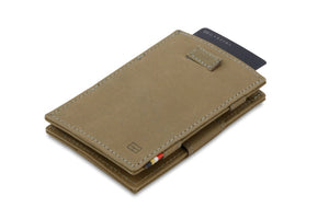 Garzini RFID Leather Magic Wallet Card Sleeves Vintage