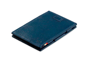 Garzini RFID Leather Magic Wallet Card Sleeves Nappa-Blue