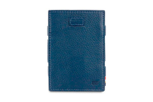 Garzini RFID Leather Magic Wallet Card Sleeves Nappa-Blue