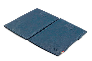 Garzini RFID Leather Magic Wallet Card Sleeves Nappa-Blue