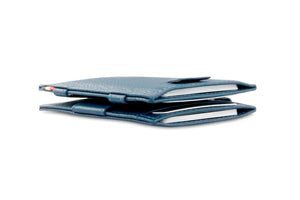 Garzini RFID Leather Magic Wallet Card Sleeves Nappa-Blue