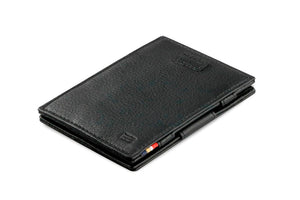 Garzini RFID Leather Magic Wallet Card Sleeves Nappa-Black