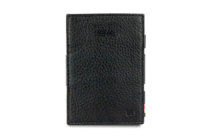 Garzini RFID Leather Magic Wallet Card Sleeves Nappa-Black