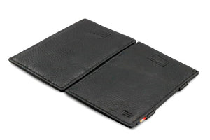 Garzini RFID Leather Magic Wallet Card Sleeves Nappa-Black