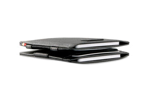 Garzini RFID Leather Magic Wallet Card Sleeves Nappa-Black