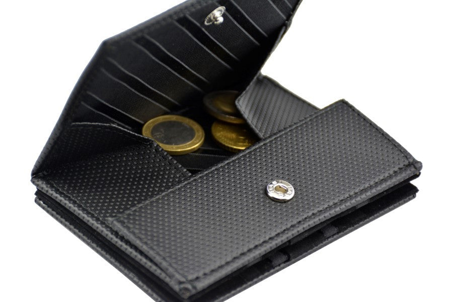 Pegasus Vinyl Black Dots Magic Coin Wallet-
