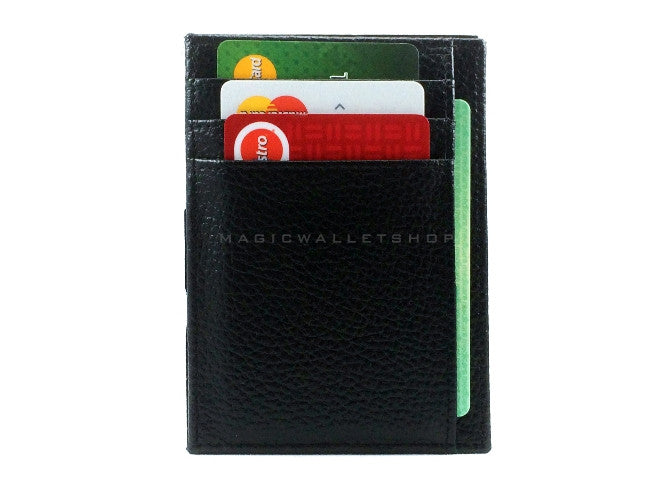Pegasus Leather Magic Wallet-Black