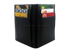 Pegasus Leather Magic Wallet-Black