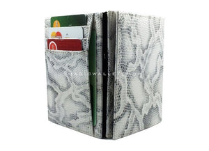 Pegasus Snake Leather Magic Coin Wallet-White