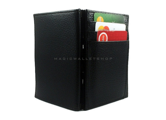 Pegasus Leather Magic Coin Wallet-Black