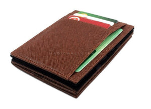 Pegasus Vinyl Magic Coin Wallet-Brown