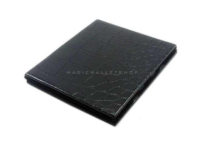 Slim Magic Wallet Reptile Leather-Black