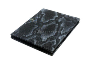 Slim Magic Wallet Snake Leather-Black
