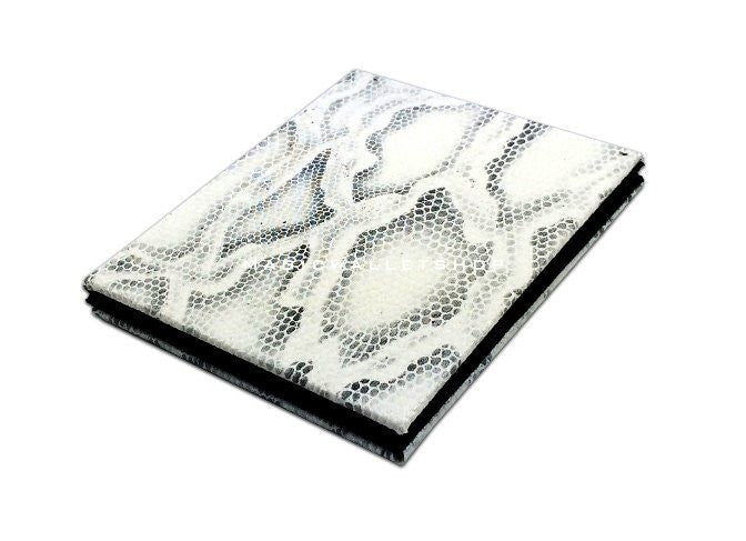 Slim Magic Wallet Snake Leather-White