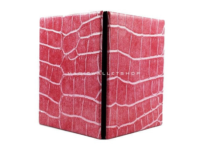 Slim Magic Wallet Reptile Leather-Pink