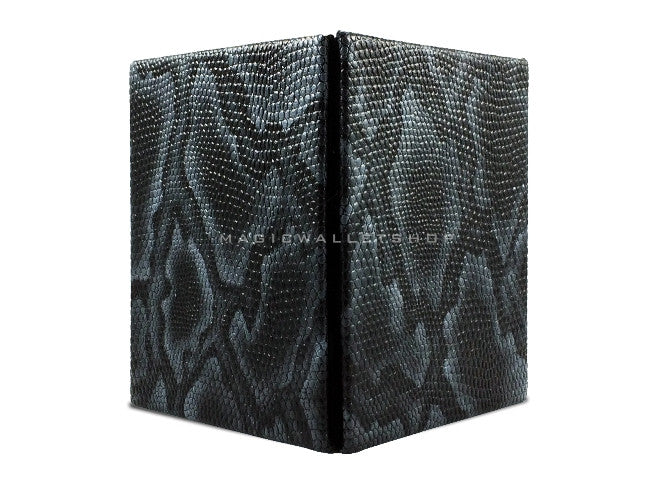 Slim Magic Wallet Snake Leather-Black