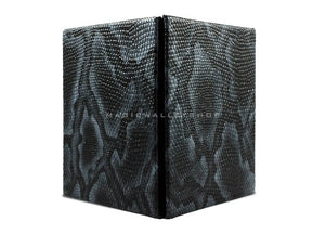 Slim Magic Wallet Snake Leather-Black